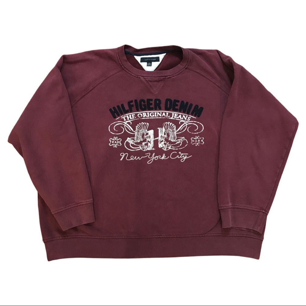 Vintage Hilfiger Denim, New York, Sweatshirt XXL